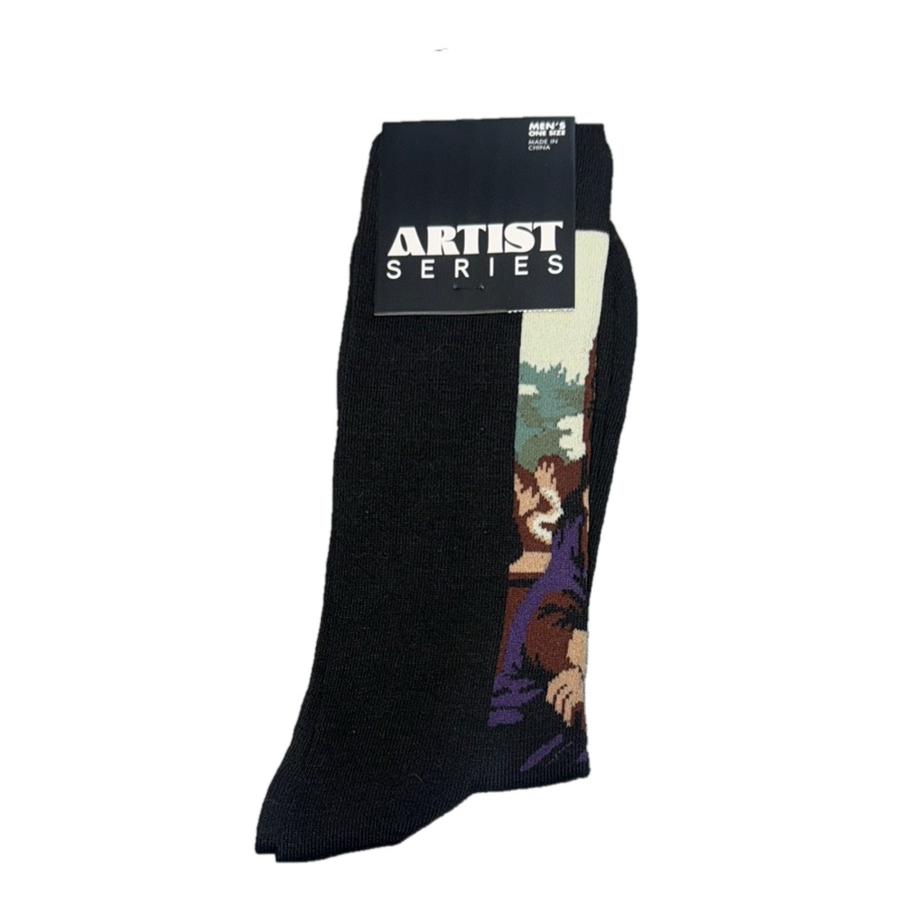 Artist Series Mona Lisa by Leonardo Da Vinci Socks NWT